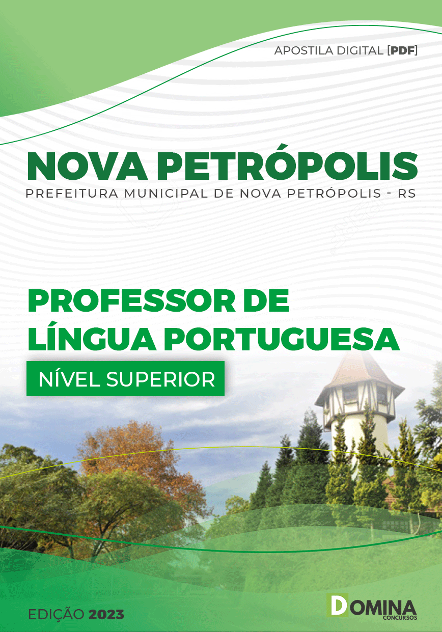 Apostila Pref Nova Petrópolis RS 2023 Professor Língua Portuguesa