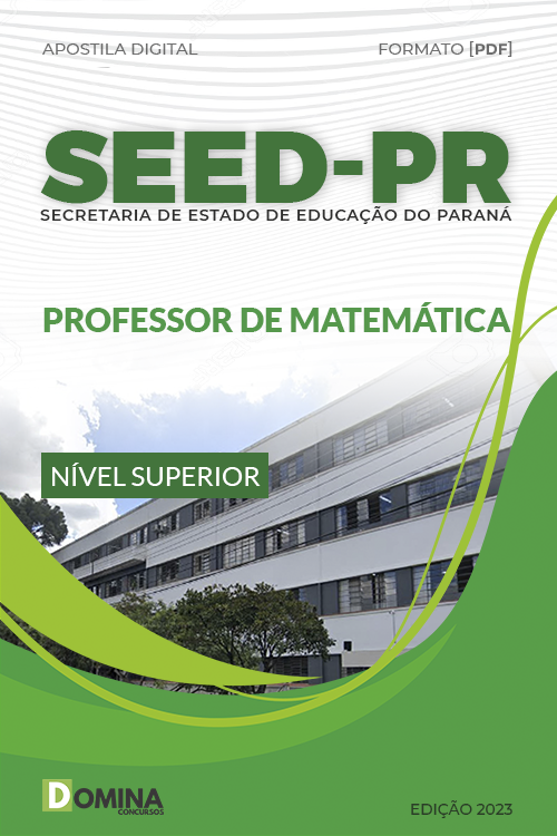 Apostila Concurso SEED PR 2023 Professor Matemática