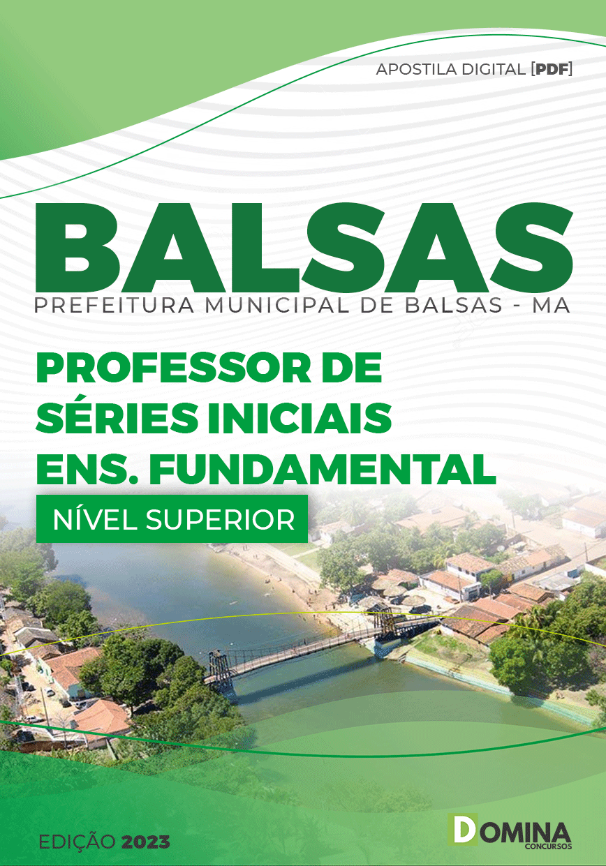 Apostila Pref Balsas MA 2023 Prof Séries Finais Ensino Fundamental