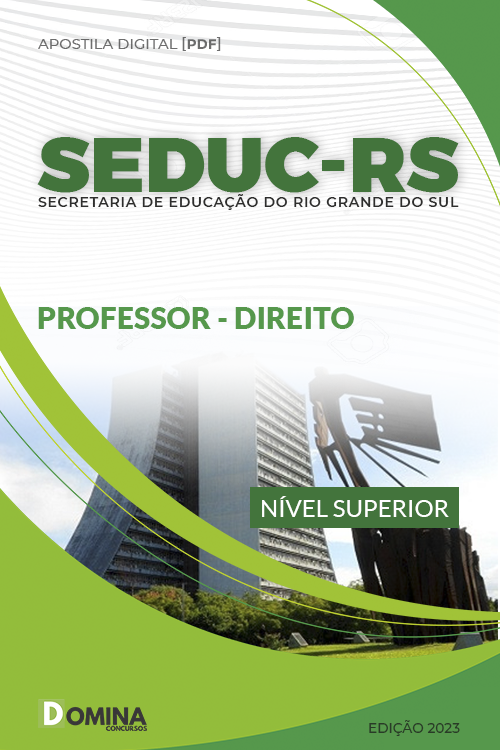 Apostila Digital SEDUC RS 2023 Professor Direito
