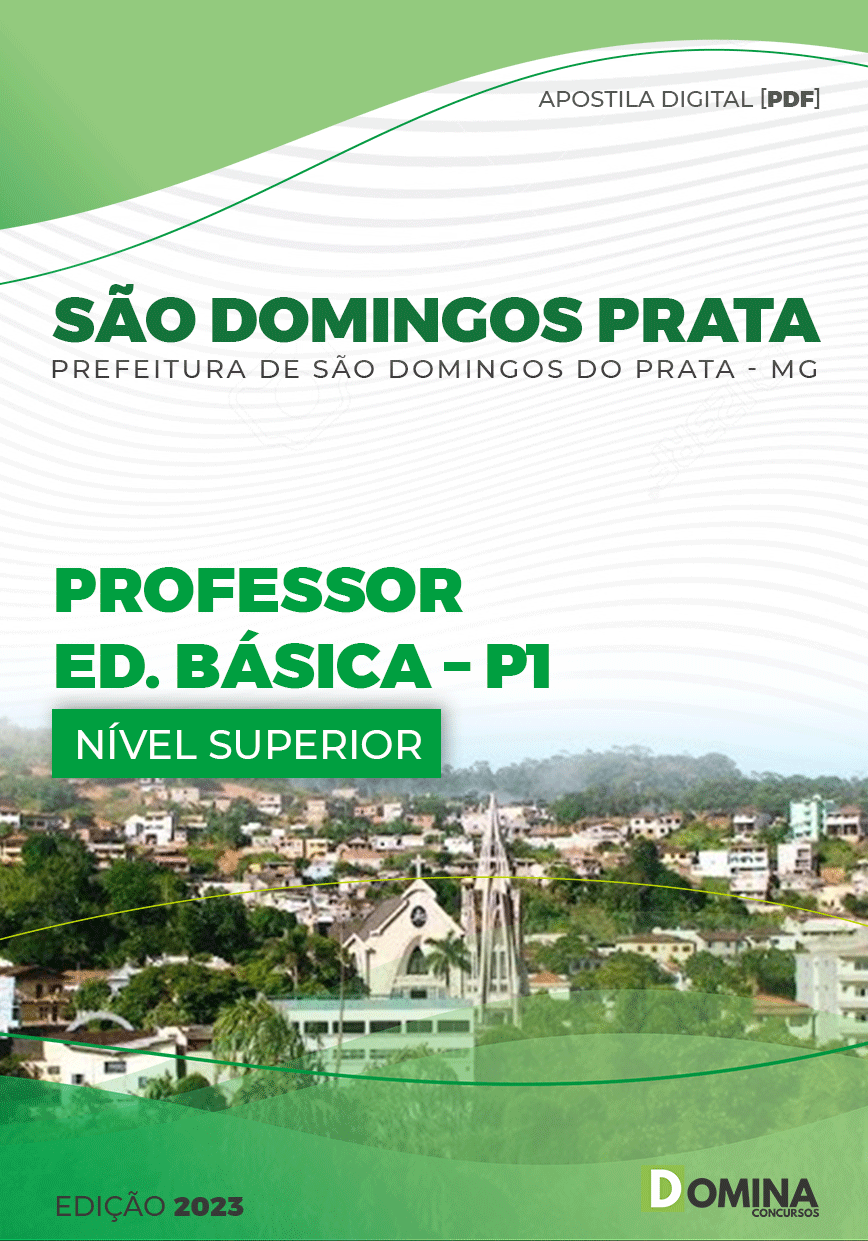 Apostila Pref São Domingos Prata MG 2023 Professor Educação Básica