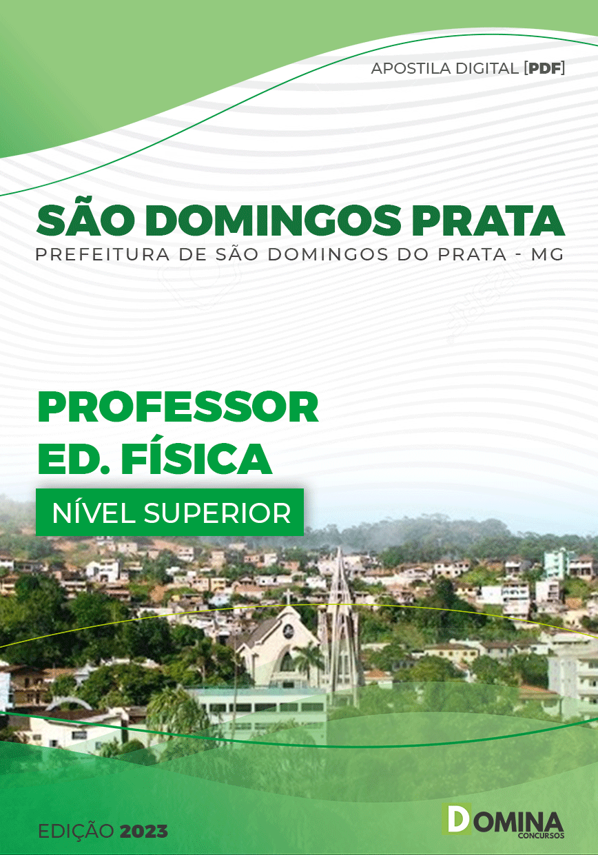 Apostila Pref São Domingos Prata MG 2023 Professor Educação Física