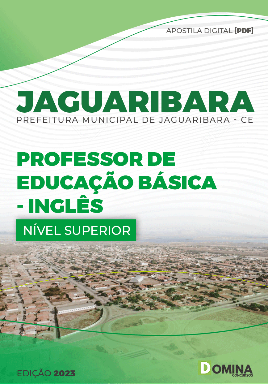 Apostila Pref Jaguaribara CE 2023 Professor EB Inglês