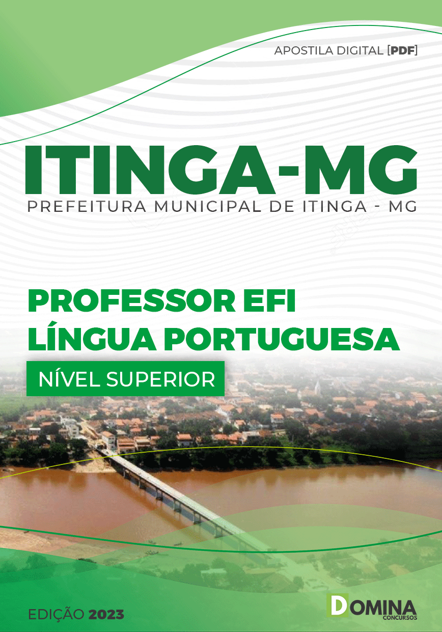 Apostila Pref Itinga MG 2023 Professor EFI Língua Portuguesa