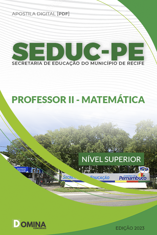 Apostila Concurso SEDUC PE 2023 Professor II Matemática