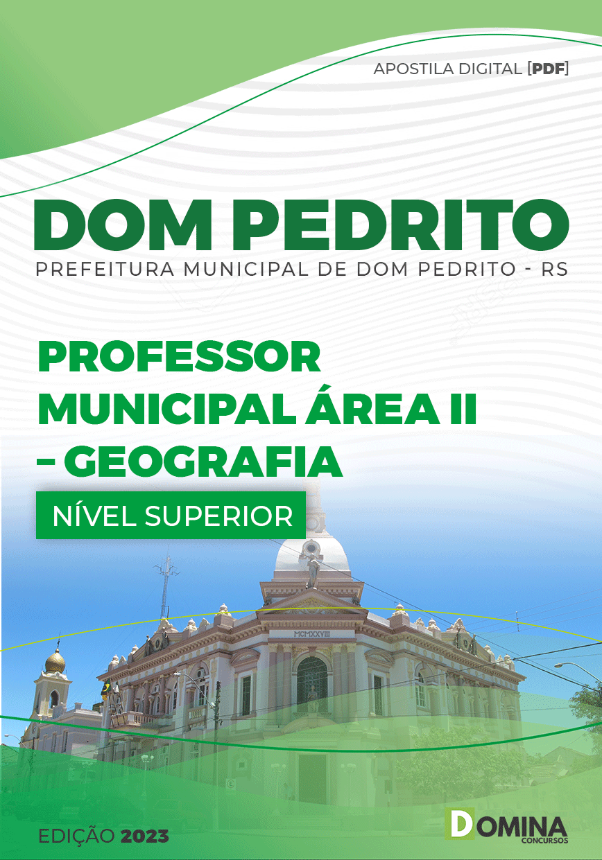 Apostila Pref Dom Pedrito RS 2023 Professor II Geografia