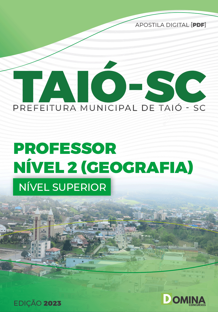 Apostila Concurso Pref Taió SC 2023 Professor Geografia
