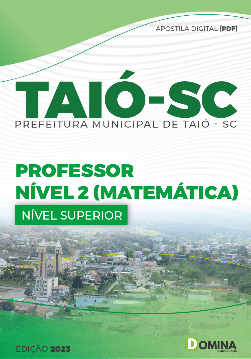 Apostila Concurso Pref Taió SC 2023 Professor Matemática
