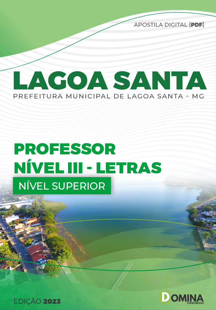 Apostila Pref Lagoa Santa GO 2023 Professor Nível III Letras