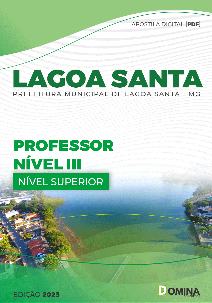 Apostila Digital Pref Lagoa Santa GO 2023 Professor Nível III