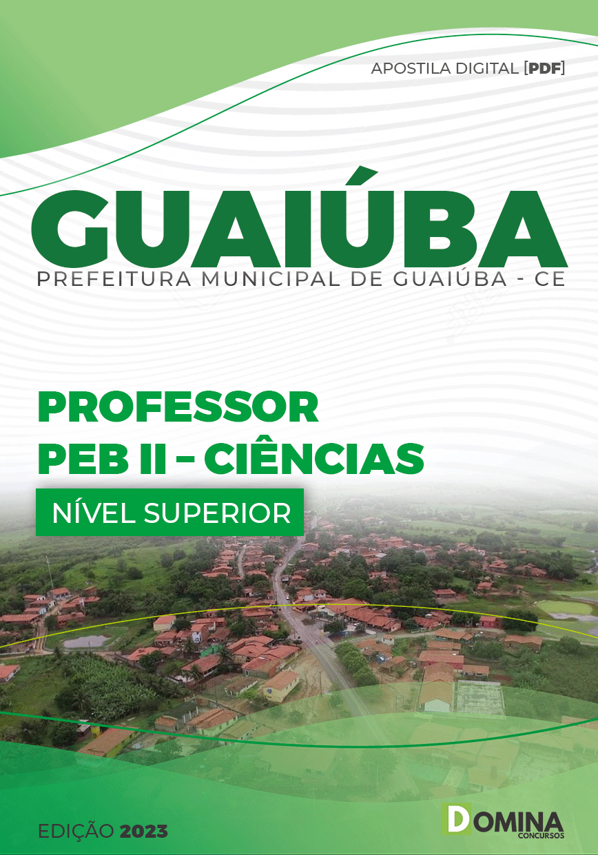 Apostila Pref Guaiúba CE 2023 Professor PEB II Ciências