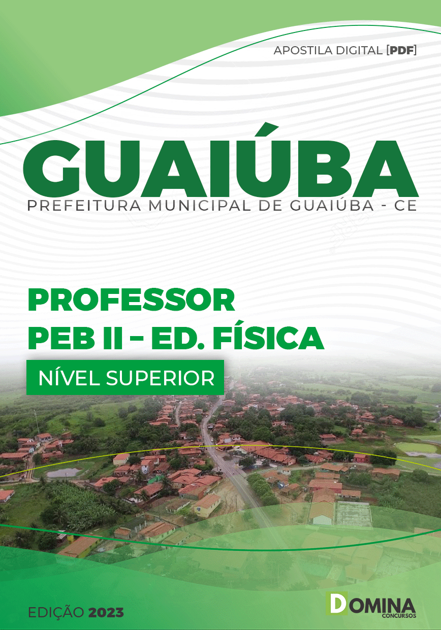 Apostila Pref Guaiúba CE 2023 Professor PEB II Educação Física