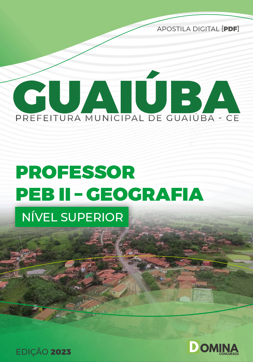 Apostila Pref Guaiúba CE 2023 Professor PEB II Geografia