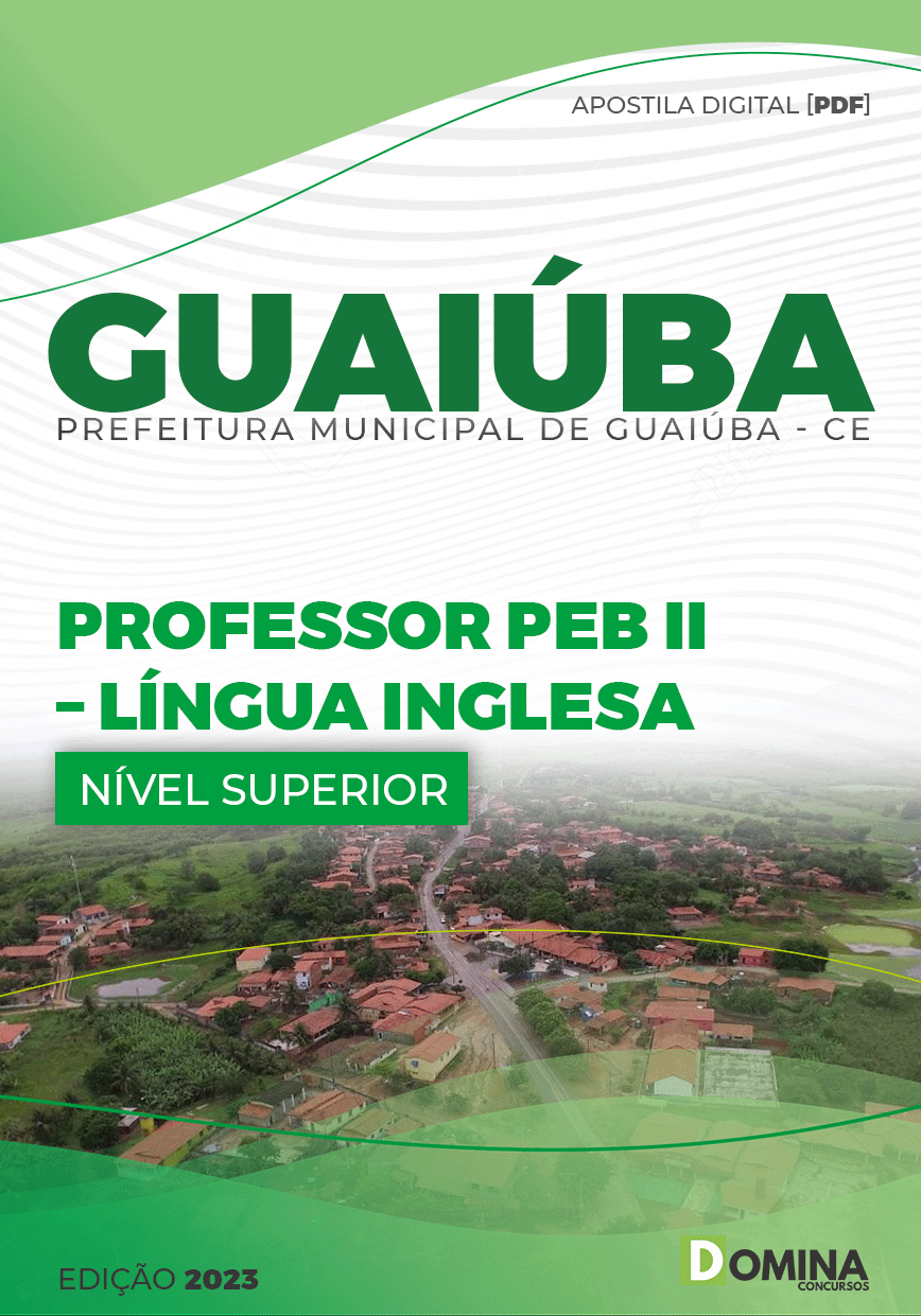 Apostila Pref Guaiúba CE 2023 Professor PEB II Língua Inglesa