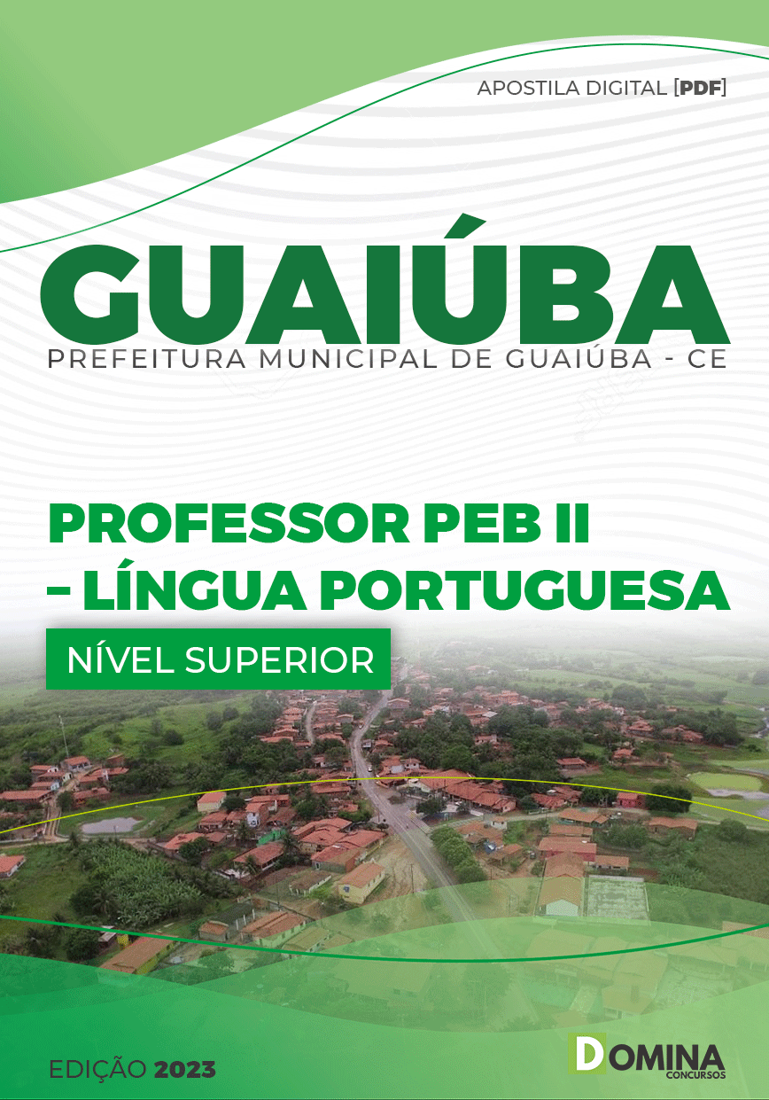 Apostila Pref Guaiúba CE 2023 Professor PEB II Língua Portuguesa