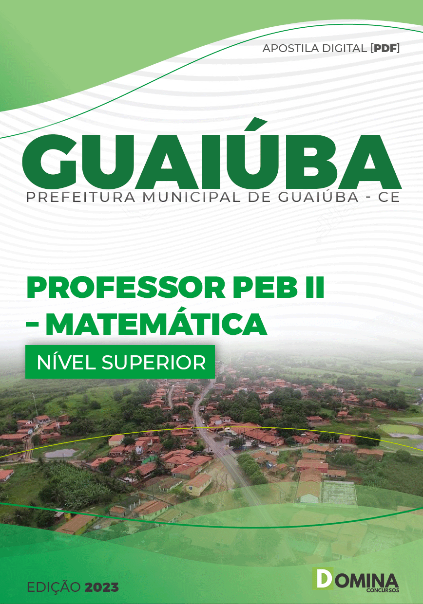 Apostila Pref Guaiúba CE 2023 Professor PEB II Matemática