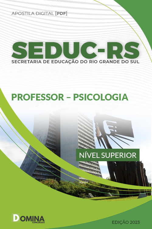 Apostila Digital SEDUC RS 2023 Professor Psicologia