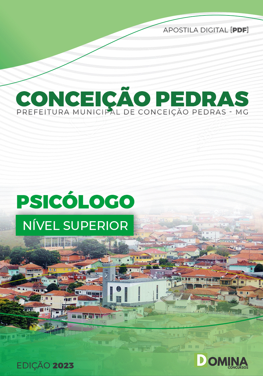 Apostila Pref Conceição Pedras MG 2023 Psicólogo