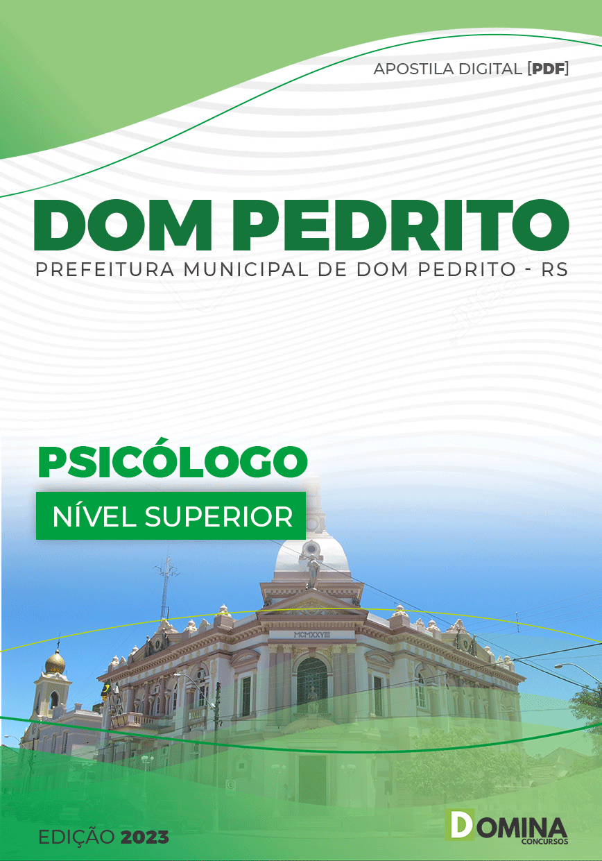 Apostila Digital Pref Dom Pedrito RS 2023 Psicólogo