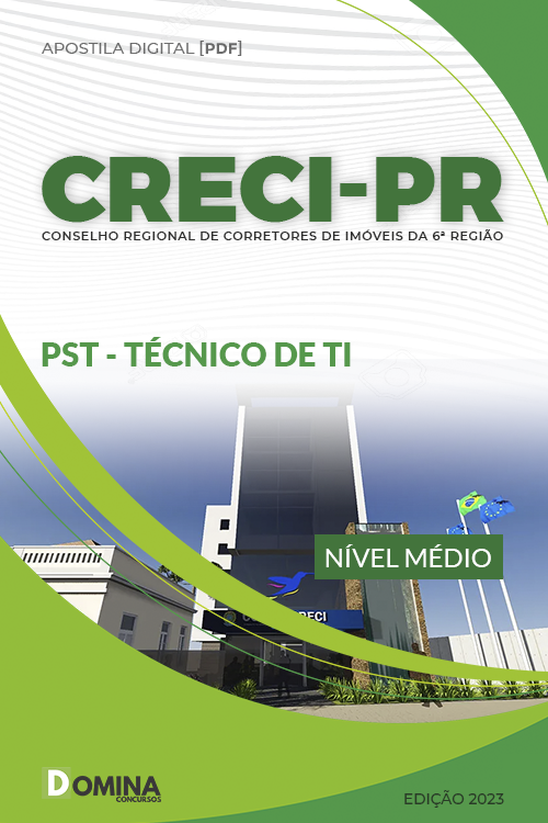 Apostila Concurso CRECI PR 2023 PST Técnico Tecnologia TI