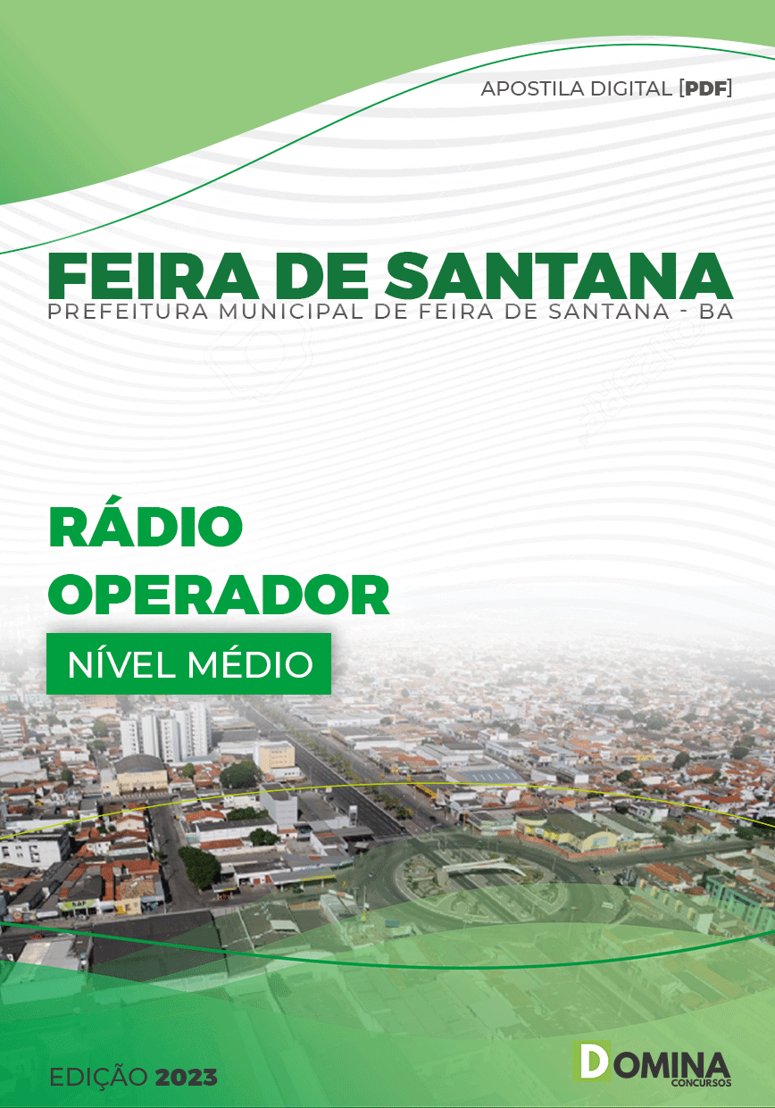 Apostila Pref Feira De Santana BA 2023 Radio Operador