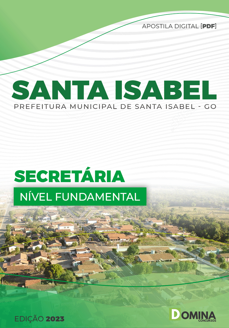 Apostila Concurso Pref Santa Isabel GO 2023 Secretária
