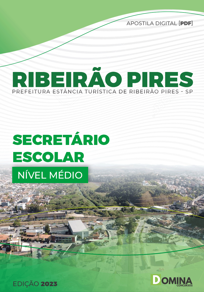 Apostila Digital Pref Ribeirão Pires SP 2023 Secretário Escolar