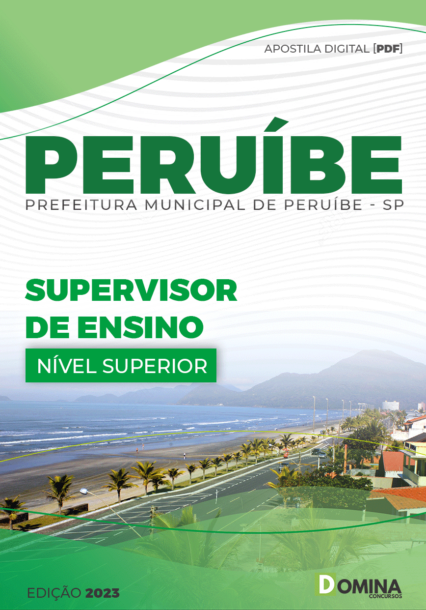 Apostila Digital Pref Peruíbe SP 2023 Supervisor Ensino