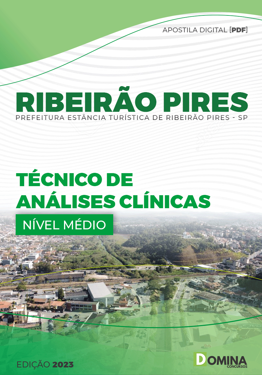 Apostila Pref Ribeirão Pires SP 2023 Técnico Analises Clínicas