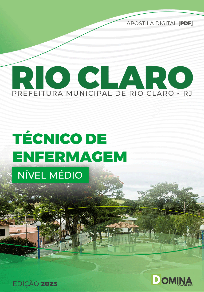 Apostila Concurso Pref Rio Claro RJ 2023 Técnico Enfermagem