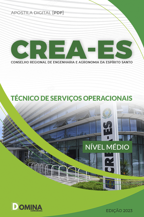 Apostila CREA ES 2023 Técnico Serviços Operacionais