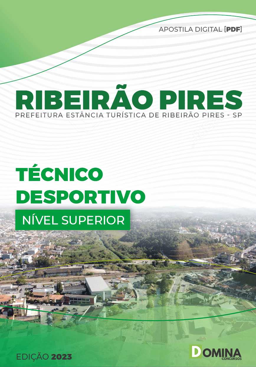 Apostila Digital Pref Ribeirão Pires SP 2023 Técnico Desportivo