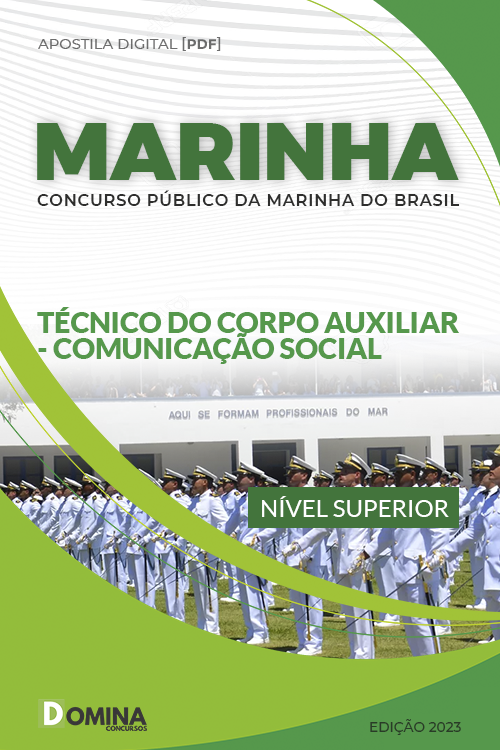 Apostila Marinha 2023 Técnico Corpo Auxiliar Comunicação Soical