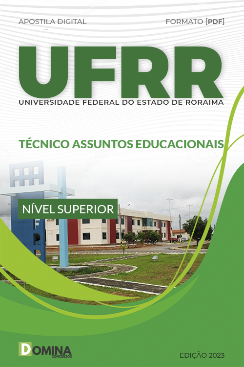 Apostila Digital UFRR 2023 Técnico Assuntos Educacionais