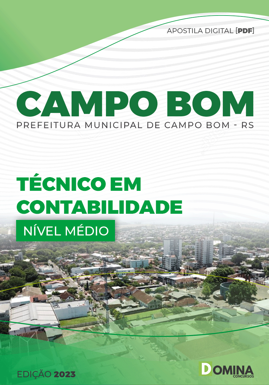 Apostila Pref Campo Bom RS 2023 Técnico Contabilidade