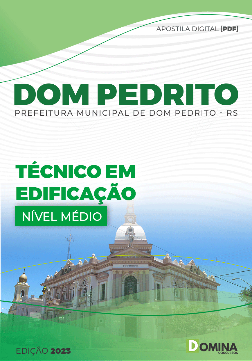 Apostila Pref Dom Pedrito RS 2023 Técnico Edificações