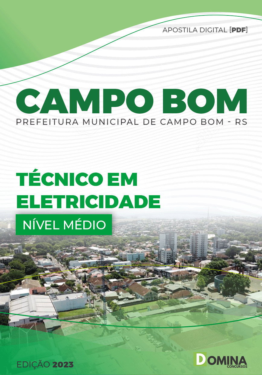 Apostila Pref Campo Bom RS 2023 Técnico Eletricidade