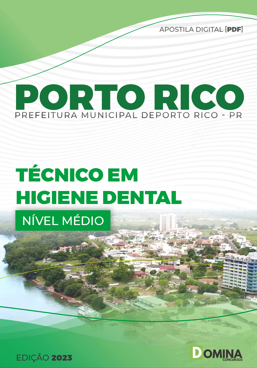 Apostila Pref Porto Rico PR 2023 Técnico Higiene Dental