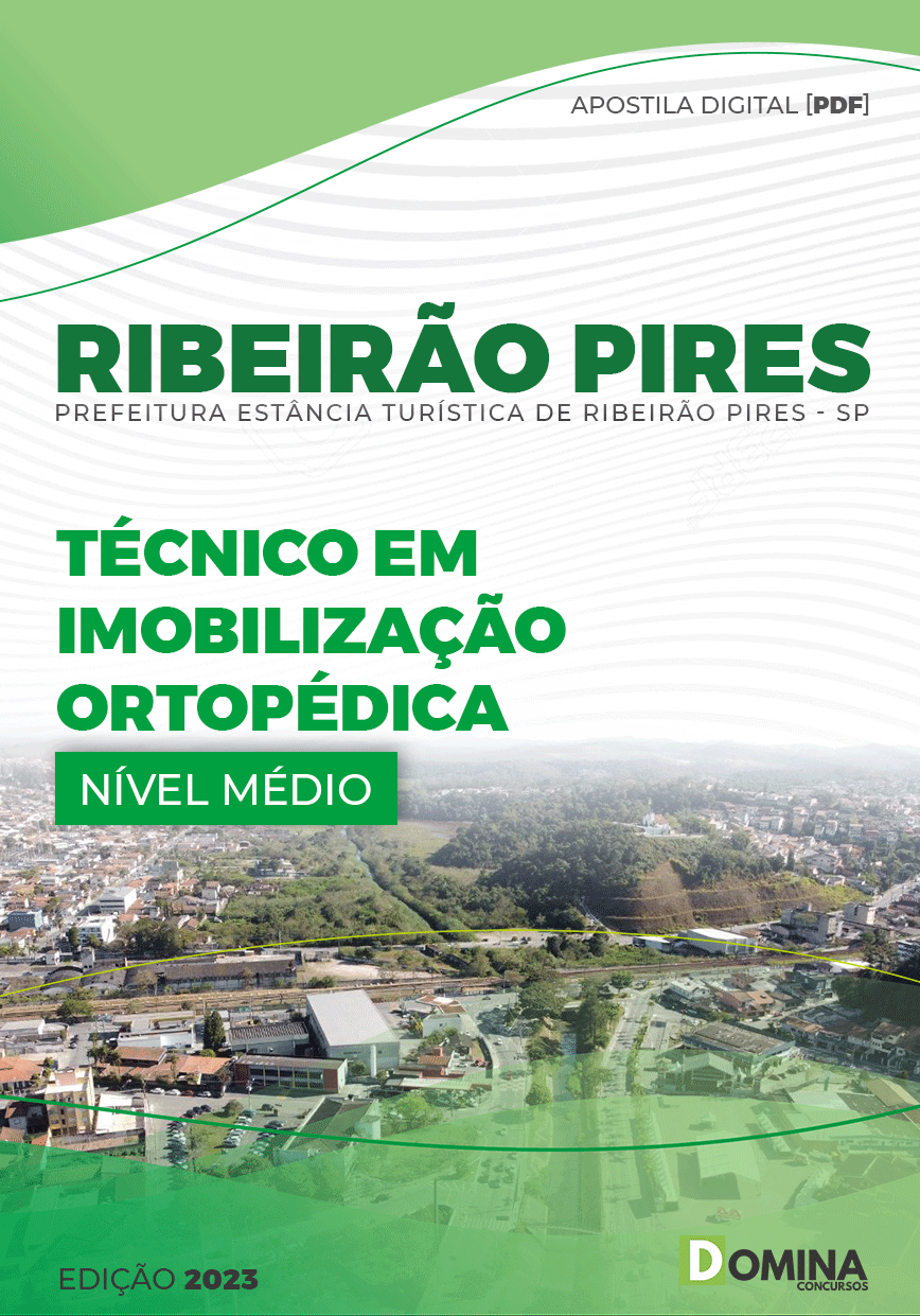 Apostila Pref Ribeirão Pires SP 2023 Técnico Imobilização Ortopédica