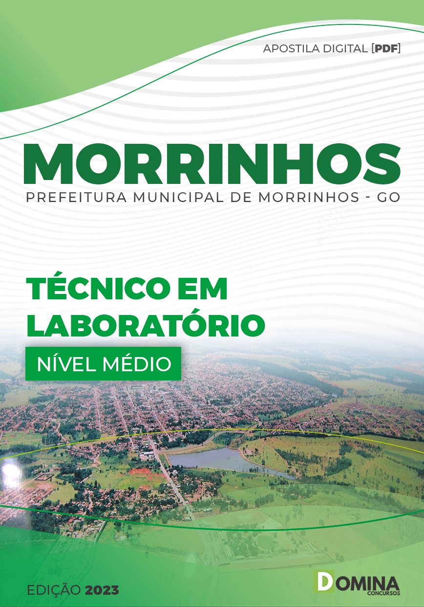 Apostila Digital Pref Morrinhos GO 2023 Técnico Laboratório