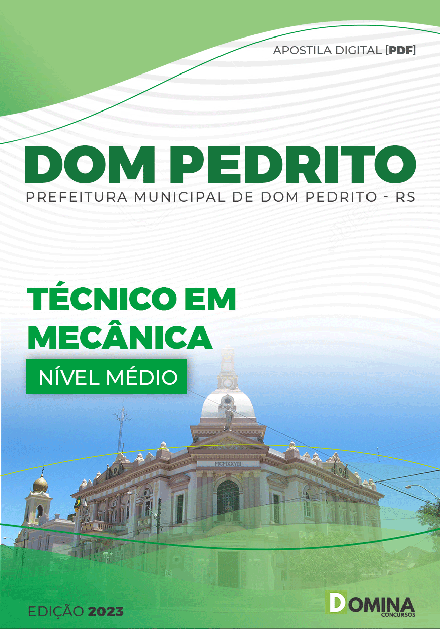 Apostila Pref Dom Pedrito RS 2023 Técnico Mecânico