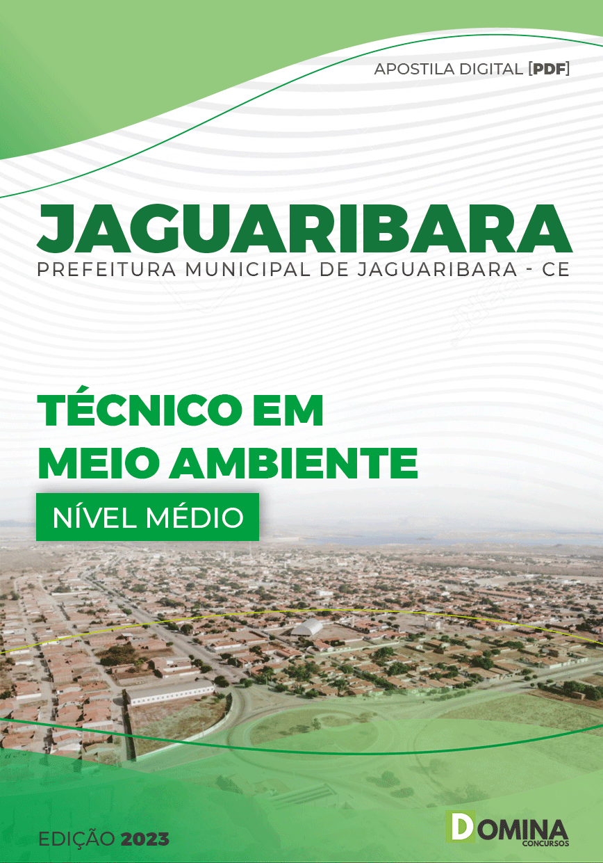 Apostila Pref Jaguaribara CE 2023 Técnico Meio Ambiente