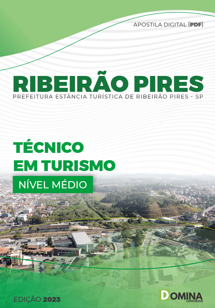 Apostila Pref Ribeirão Pires SP 2023 Técnico Turismo