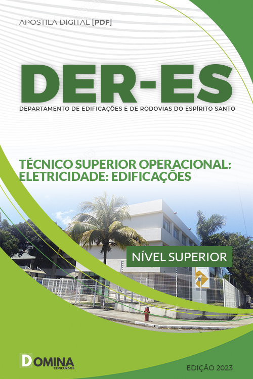 Apostila DER ES 2023 Técnico Superior Eletricidade Edificações