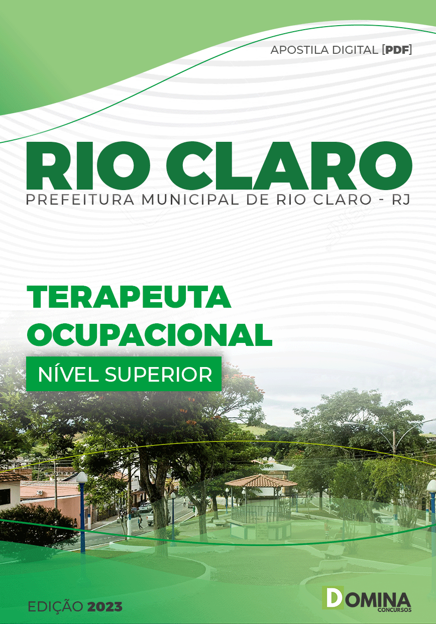 Apostila Concurso Pref Rio Claro RJ 2023 Terapeuta Ocupacional
