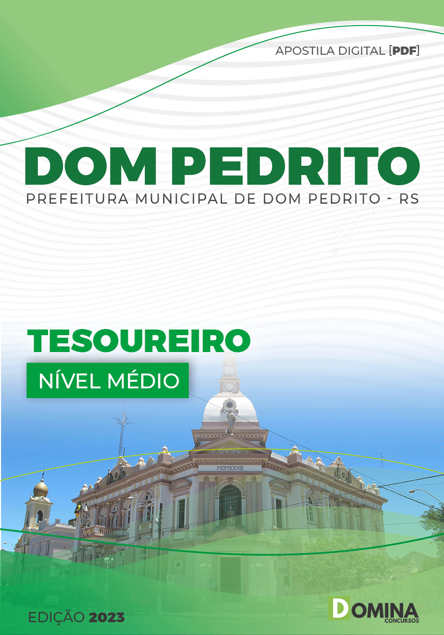 Apostila Digital Pref Dom Pedrito RS 2023 Tesoureiro