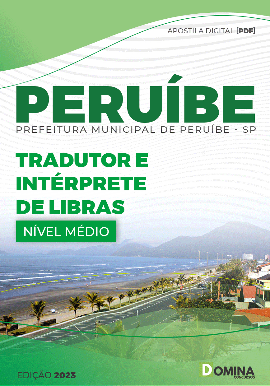 Apostila Pref Peruíbe SP 2023 Tradutor Intérprete Libras