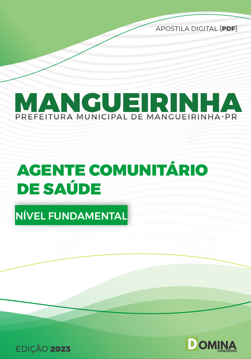 Apostila Pref Mangueirinha PR 2023 Agente Comunitário Saúde