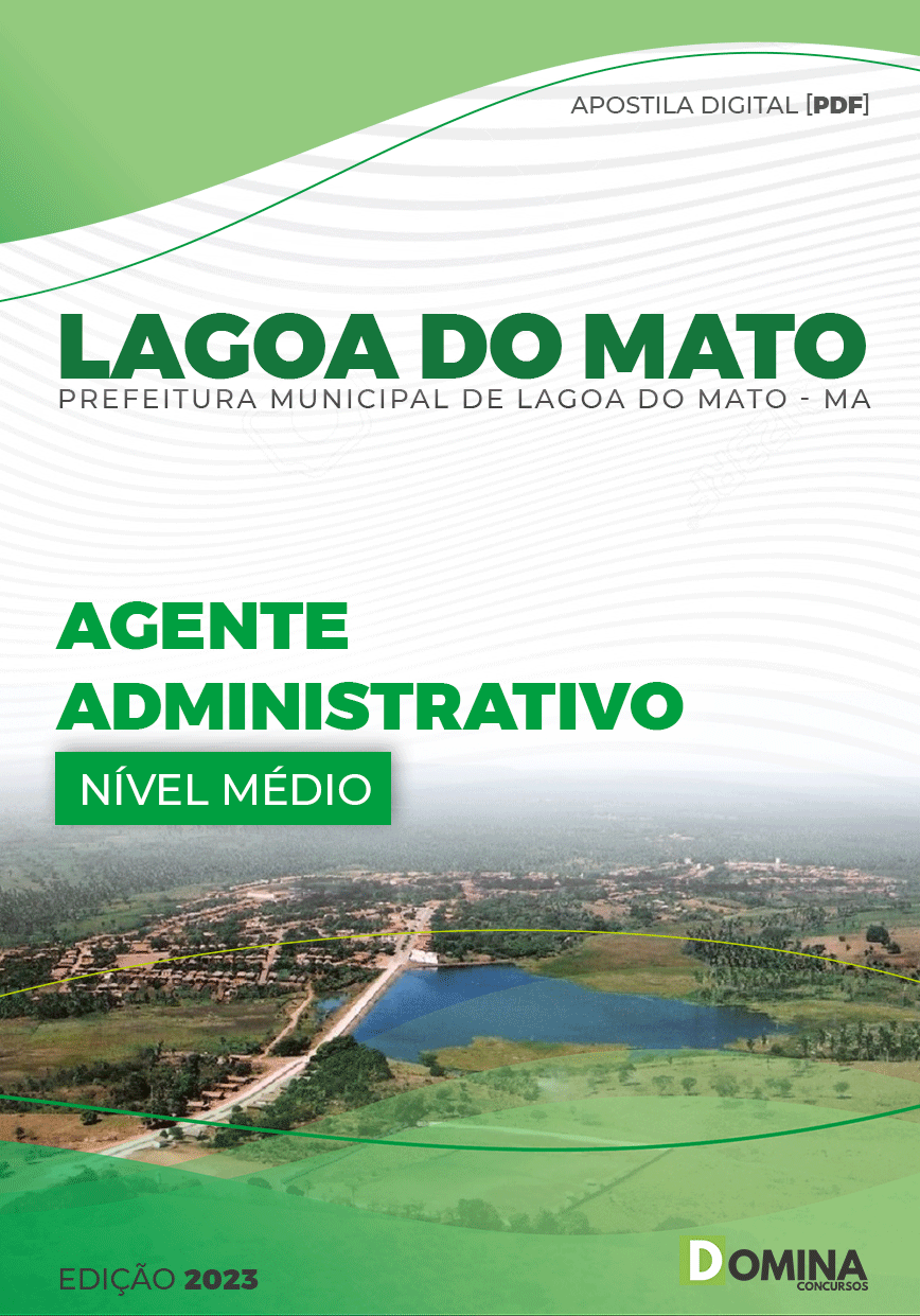 Apostila Pref Lagoa Do Mato MA 2023 Agente Administrativo