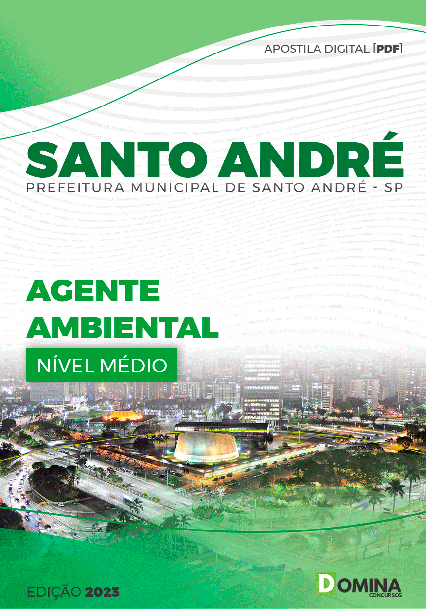 Apostila Digital Pref Santo André SP 2023 Agente Ambiental